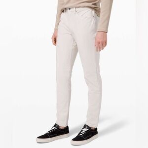 lululemon athletica Men's Slim Pants in Off-White